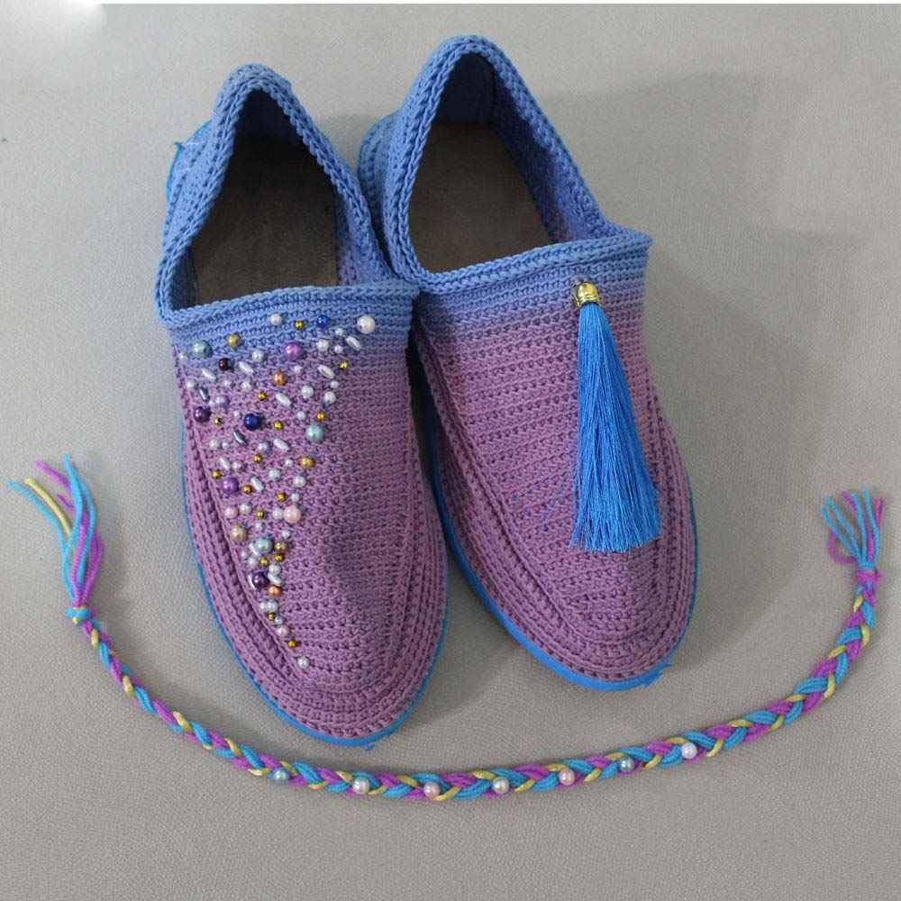 Giveh Shoes – Chaussures Persanes Artisanales Respirantes Modèle Ciel