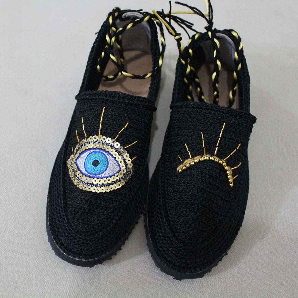 Giveh Shoes – Chaussures Persanes Artisanales Respirantes Modèle Œil