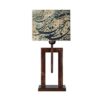 Lampe de table en bois persane Accent – fait main Calligraphie