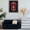 Calligraphie Perse Encadrée – Marqueterie en Bois – Le Verbe de l’Amour (Sokhan Eshgh)
