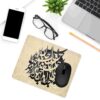 Tapis de souris de bureau artisanal avec motif de calligraphie persane Janan