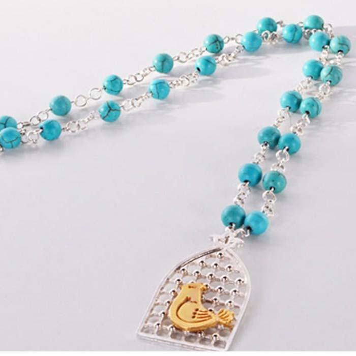 Collier en acier persan Minimaliste Morghe Amin Saf