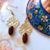 Boucles d'oreilles en laiton persan Modèle Saba