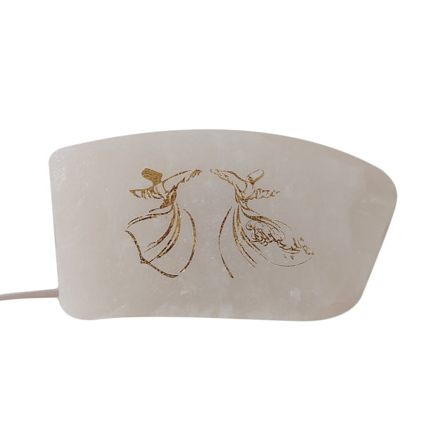 Lampe de sel persane Glow – fait main avec design danse Sama