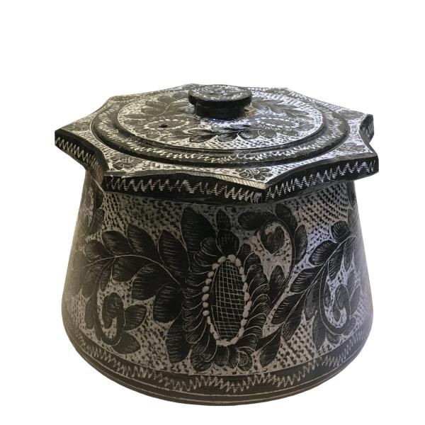 Pot Dizi Persan en Pierre avec Couvercle pour la Cuisson d'Abgoosht - Étoile