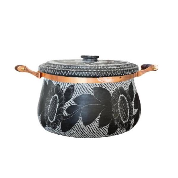 Pot Dizi Persan en Pierre avec Couvercle pour la Cuisson d'Abgoosht - Golsar