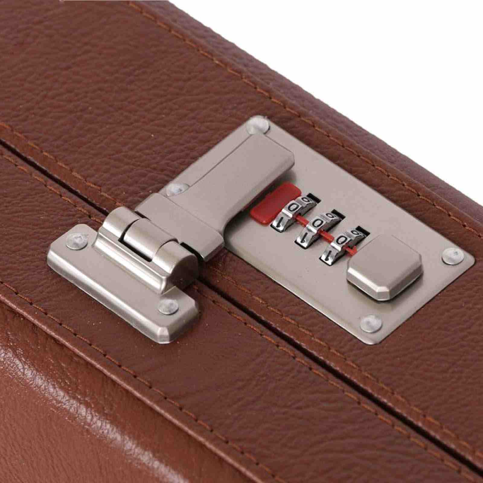 Étui Rigide Marron pour Ney Persan avec Mousse et Revêtement en Cuir