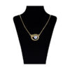 Collier en acier Artistique Cheshm Nazar Œil de protection