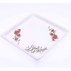 Set of Persian Pottery Tealight Candle Holders Birds & Pomegranate