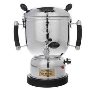 Machine à thé samovar électrique en acier finition lisse 5 litres