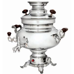 Machine à thé samovar électrique persan design traditionnel 5,5 litres