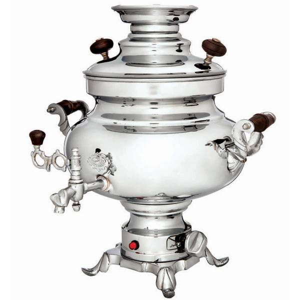 Machine à thé samovar électrique persan design traditionnel 5,5 litres