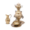 Samovar en laiton persan, théière décorative à charbon 3 litres