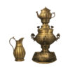 Samovar en laiton persan, théière décorative à charbon 3 litres
