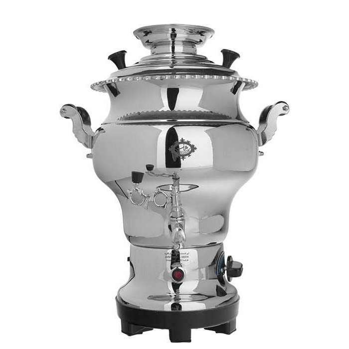 Machine à thé samovar électrique persan design traditionnel 7 litres