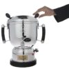 Machine à thé samovar électrique en acier finition lisse 5 litres