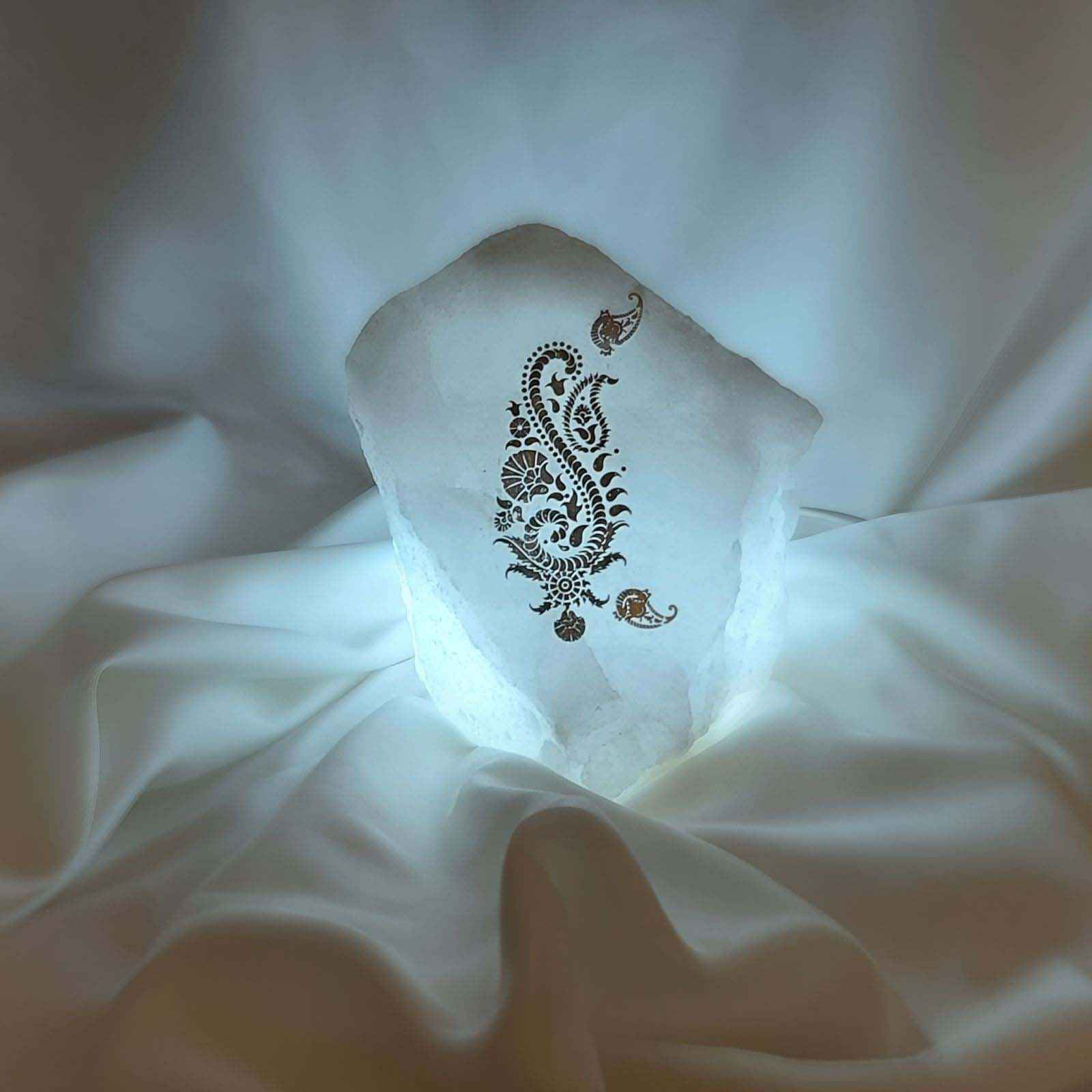 Lampe de sel persane Glow – fait main avec design artistique