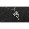 Ensemble de collier et boucles d'oreilles en argent persan modèle Elahe