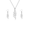 Ensemble de collier et boucles d'oreilles en argent persan - Maryam