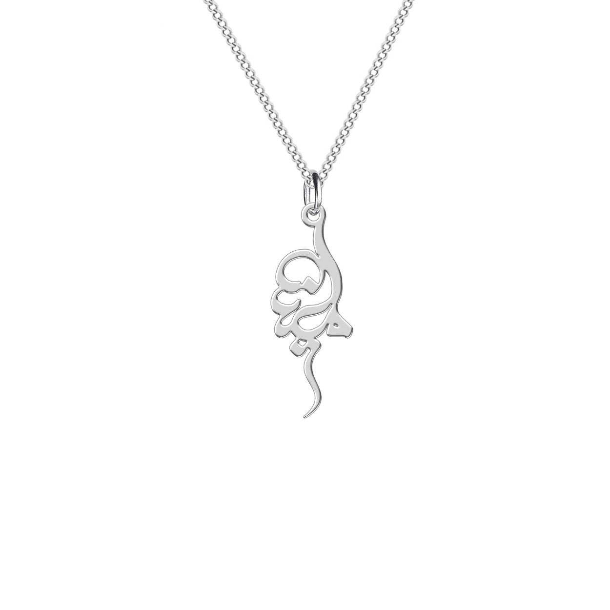 Ensemble de collier et boucles d’oreilles en argent persan modèle Melina