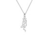 Ensemble de collier et boucles d'oreilles en argent persan modèle Mahsti