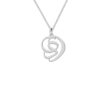 Ensemble de collier et boucles d'oreilles en argent persan modèle Dey Symbole