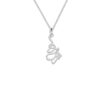 Ensemble de collier et boucles d'oreilles en argent persan modèle Zohre