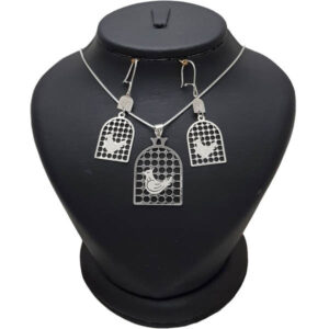 Ensemble de bijoux persans Morghe Amin modèle argent