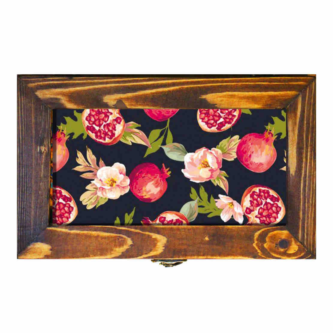 Boîte en Bois pour Cadeaux – Motif Persan Inspiré Grenade