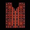 Panneau de robe brodé Balochi fait à la main - Traditionnel
