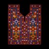 Panneau de robe brodé Balochi fait à la main - Modèle Flower