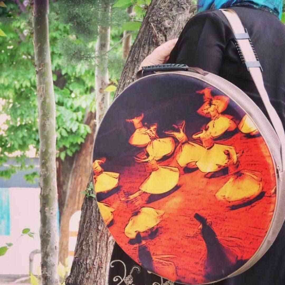 Housse Souple pour Tambour Daf Persan – Modèle Danse Sama