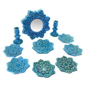 Set Haft-sin en céramique pour Nowruz, le Nouvel An persan Star