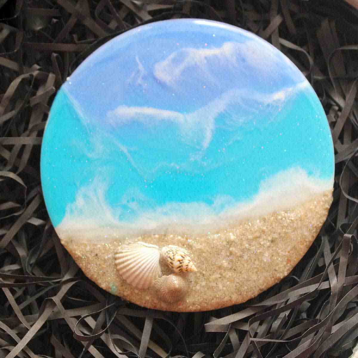 Ensemble Haft-Sin en résine pour Nowrouz, le Nouvel An persan – Thème bord de mer