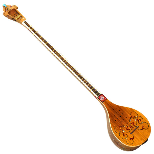 Instrument à cordes Setâr persan - Fabriqué à la main par Iransaz, Modèle Behrad