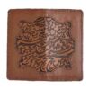 Portefeuille en cuir persan avec design Hich