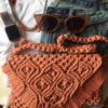 Pochette macramé au style boho - Modèle Gandom