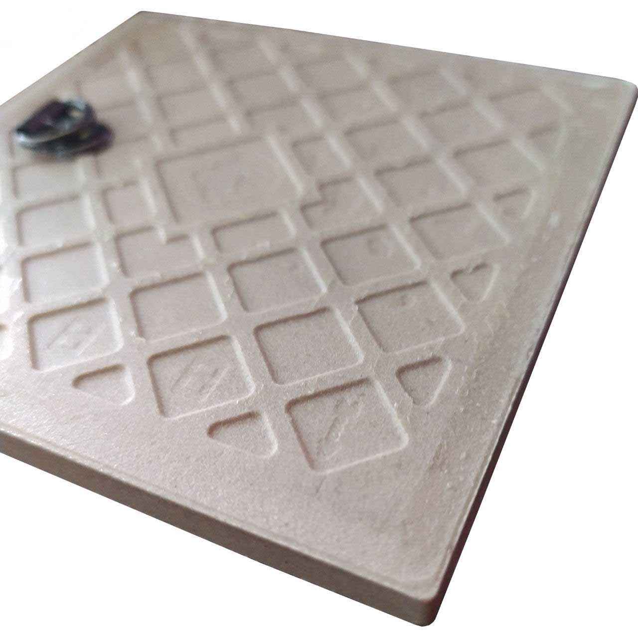 Carreau en céramique persane décoratif – Motif de calligraphie : Poème de Hafez Shirazi