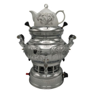 Machine à thé samovar à gaz persan avec théière 8 litres