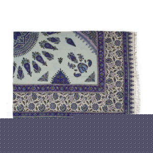 Nappe Persane : Nappe Traditionnelle à Impressions au Bloc Kalamkari d’Ispahan Sun