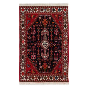 Tapis Persan en Laine Noué à la Main à Isfahan avec Design Tribal Toranj