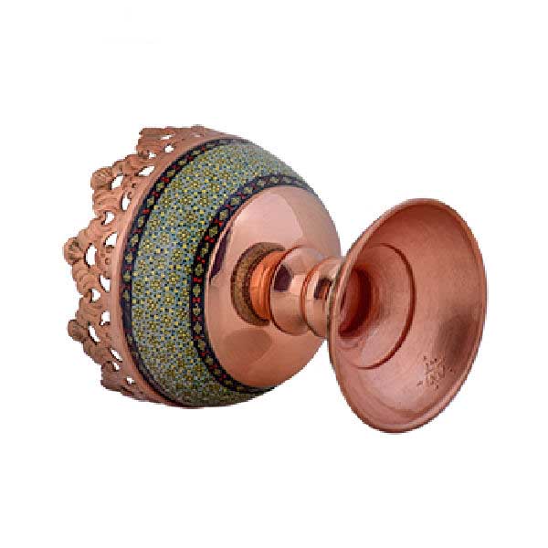 Coupe Décorative à Noix Persane Artisanale Khatamkari Khorshid