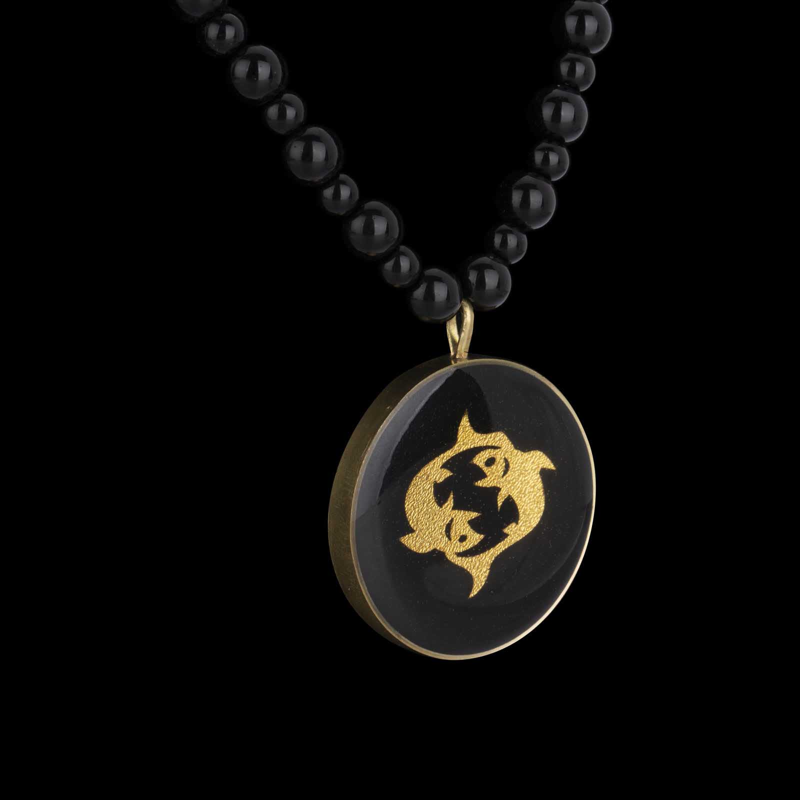 Collier en Laiton Persan Artistique Symbole Esfand