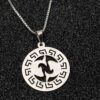 Colliers Persans en Argent Artistique Symbole Esfand