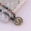 Collier plaqué or persan pour femmes Symbole Esfand