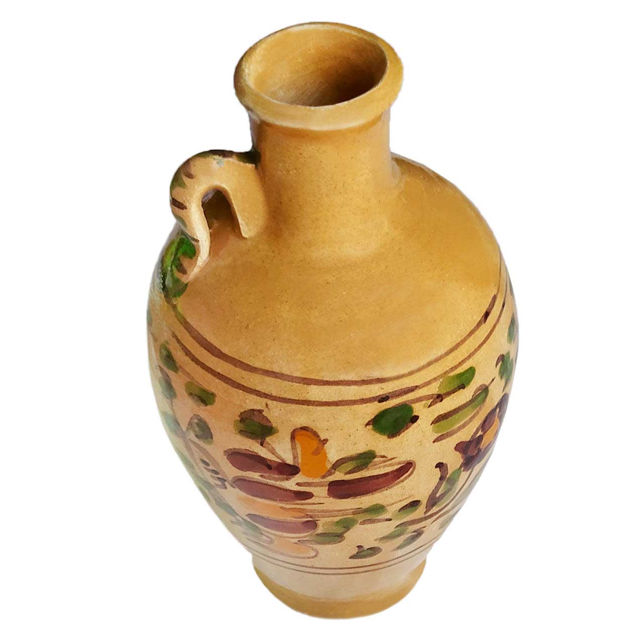 Jarre Céramique Décorative – Faite à la main par un Artiste Iranien, Modèle Fleur