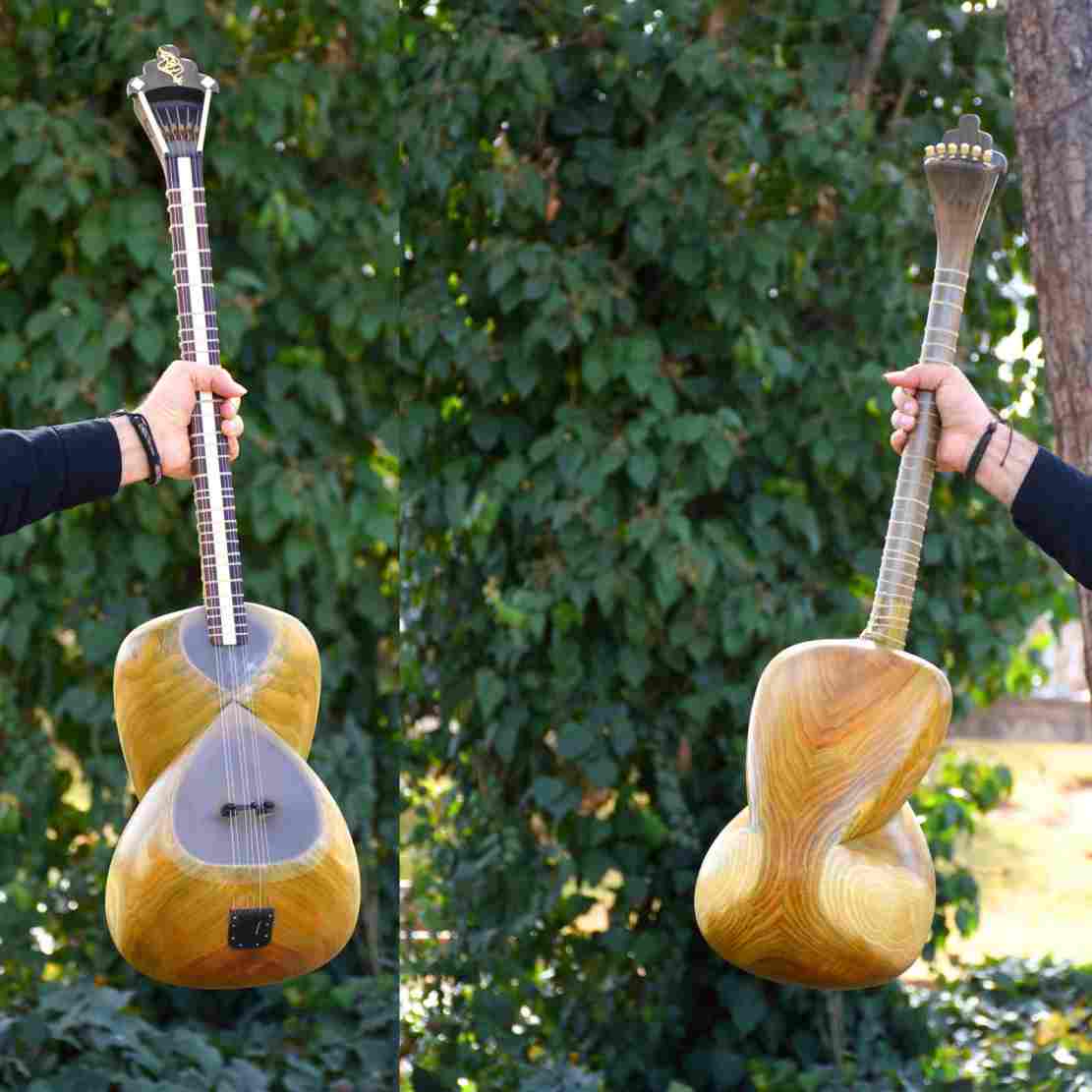 Instrument à cordes Tar persan – Fabriqué à la main par IranSaz, Modèle Pasargad