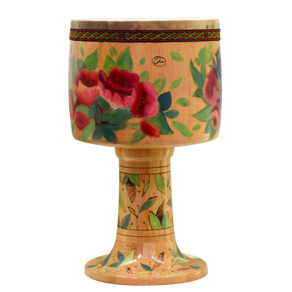 Tambour Tombak Persan - Helmi Taille 26, Modèle Fleurs