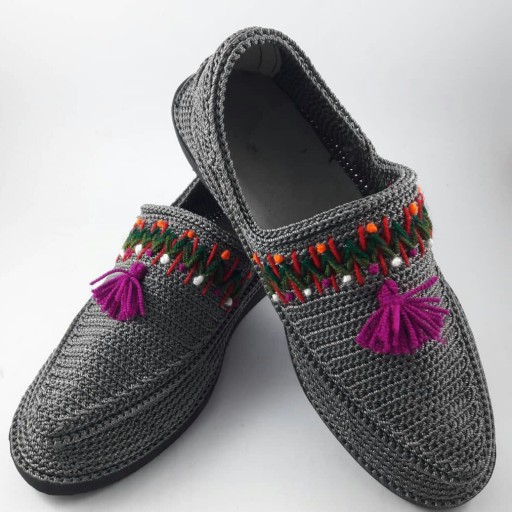 Chaussures Giveh - Chaussures traditionnelles perses respirantes faites à la main Modèle à Franges