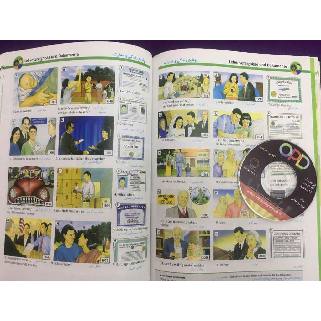 Dictionnaire illustré OPD Oxford allemand–persan